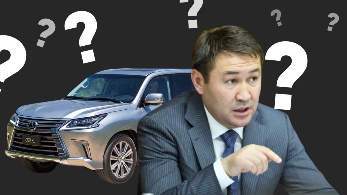 Аким Шымкента ездит на Lexus 570