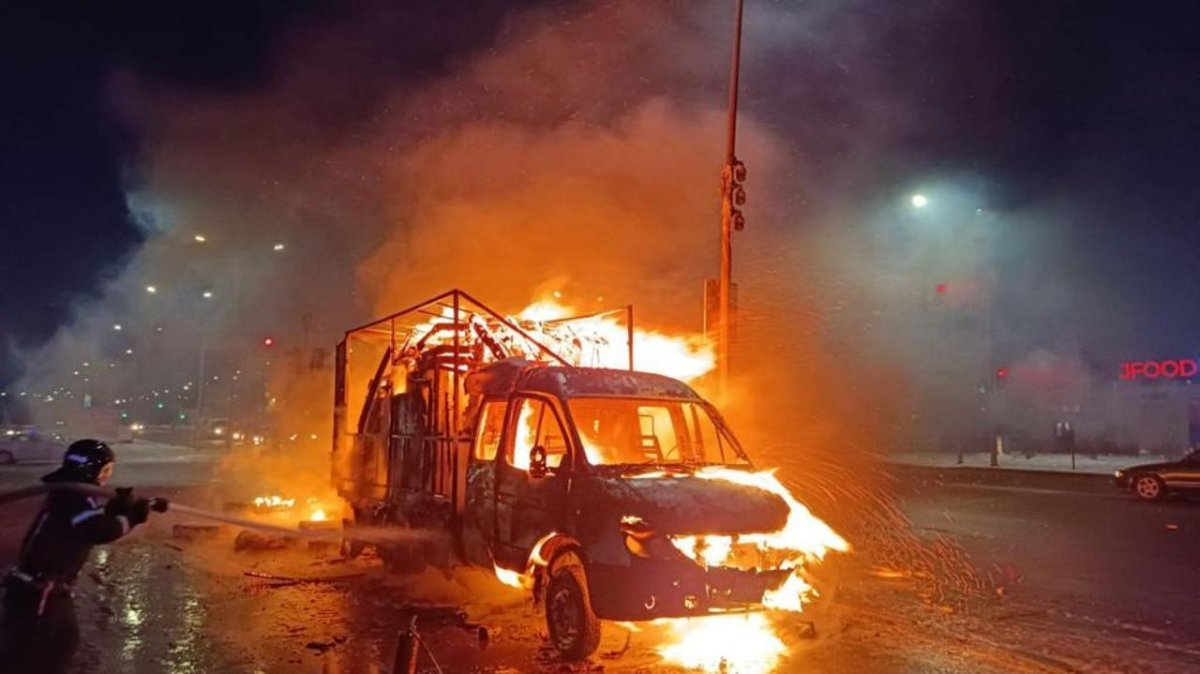 Число пожаров на автотранспорте увеличилось с начала года в Астане