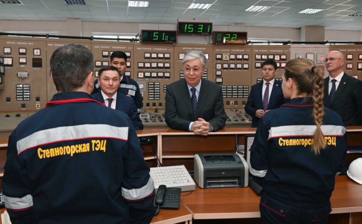 Какая-то безысходность - Токаев о состоянии ТЭЦ в Степногорске