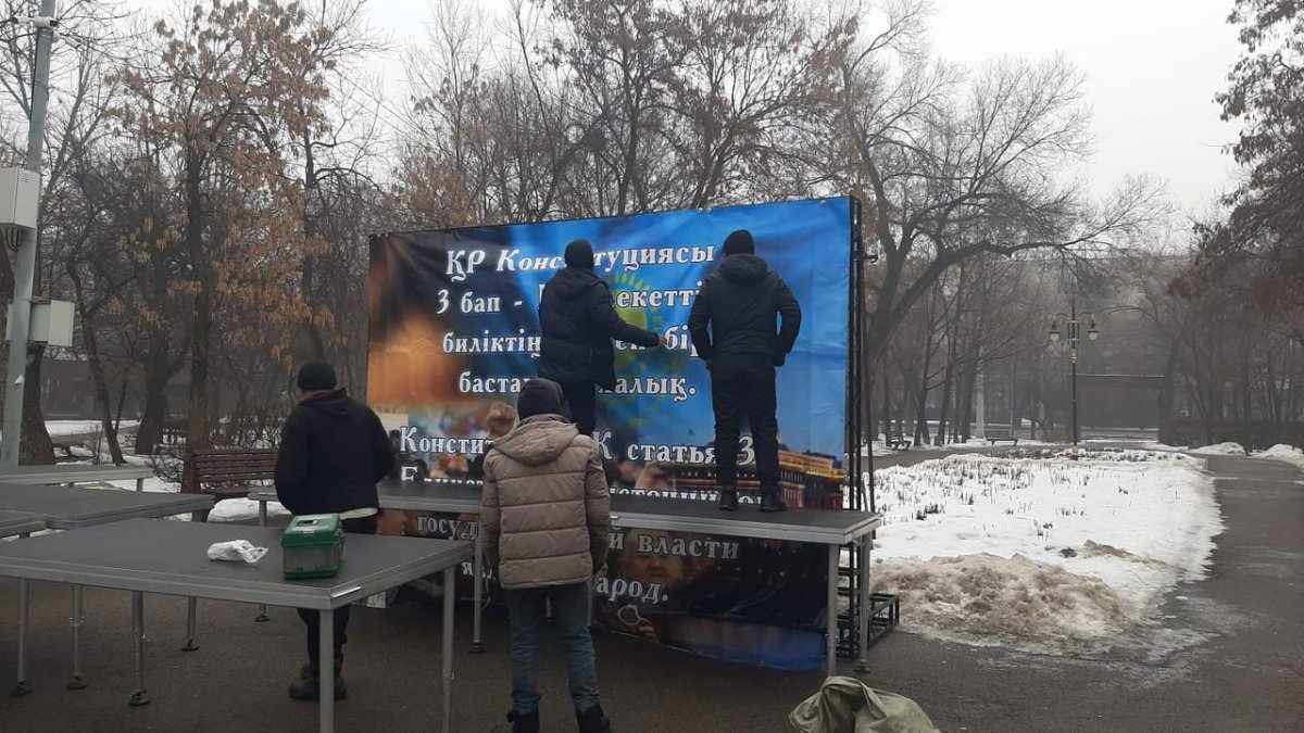 Первый агитационный митинг пройдёт в Алматы