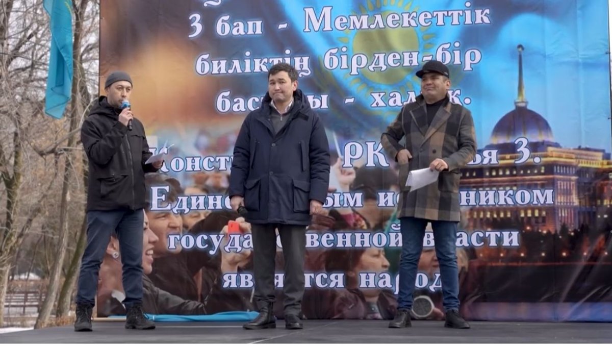 В Алматы прошёл митинг независимых кандидатов в мажилис