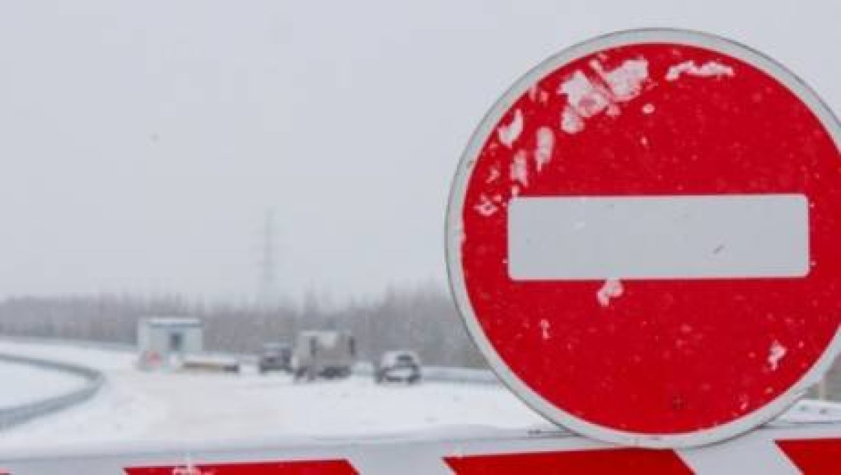 Движение ограничили на 10 участках республиканских дорог из-за плохой погоды