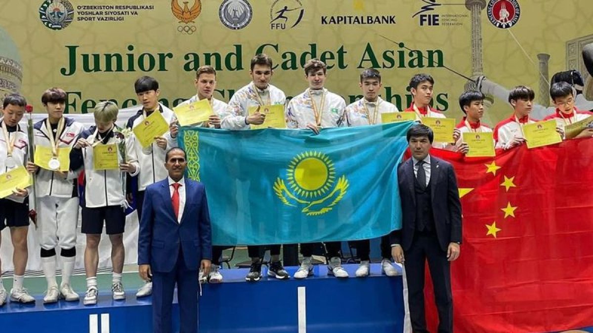 Юные казахстанцы стали чемпионами мира по фехтованию