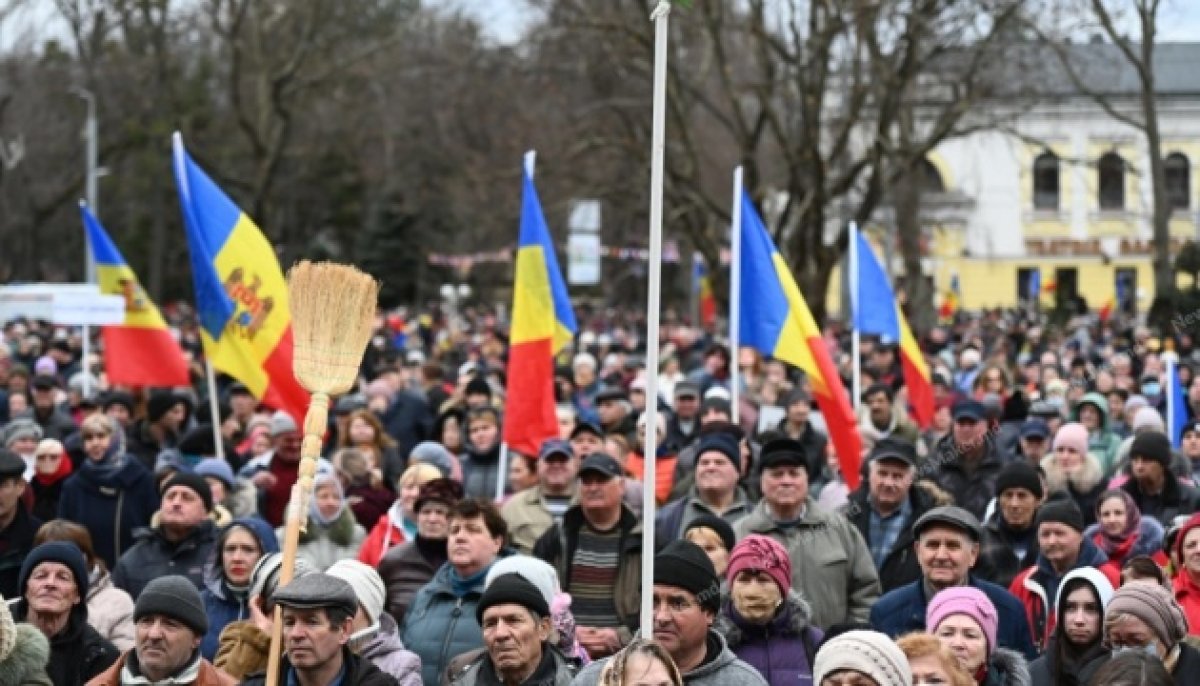 "Пророссийская" партия устроила протесты в Молдове