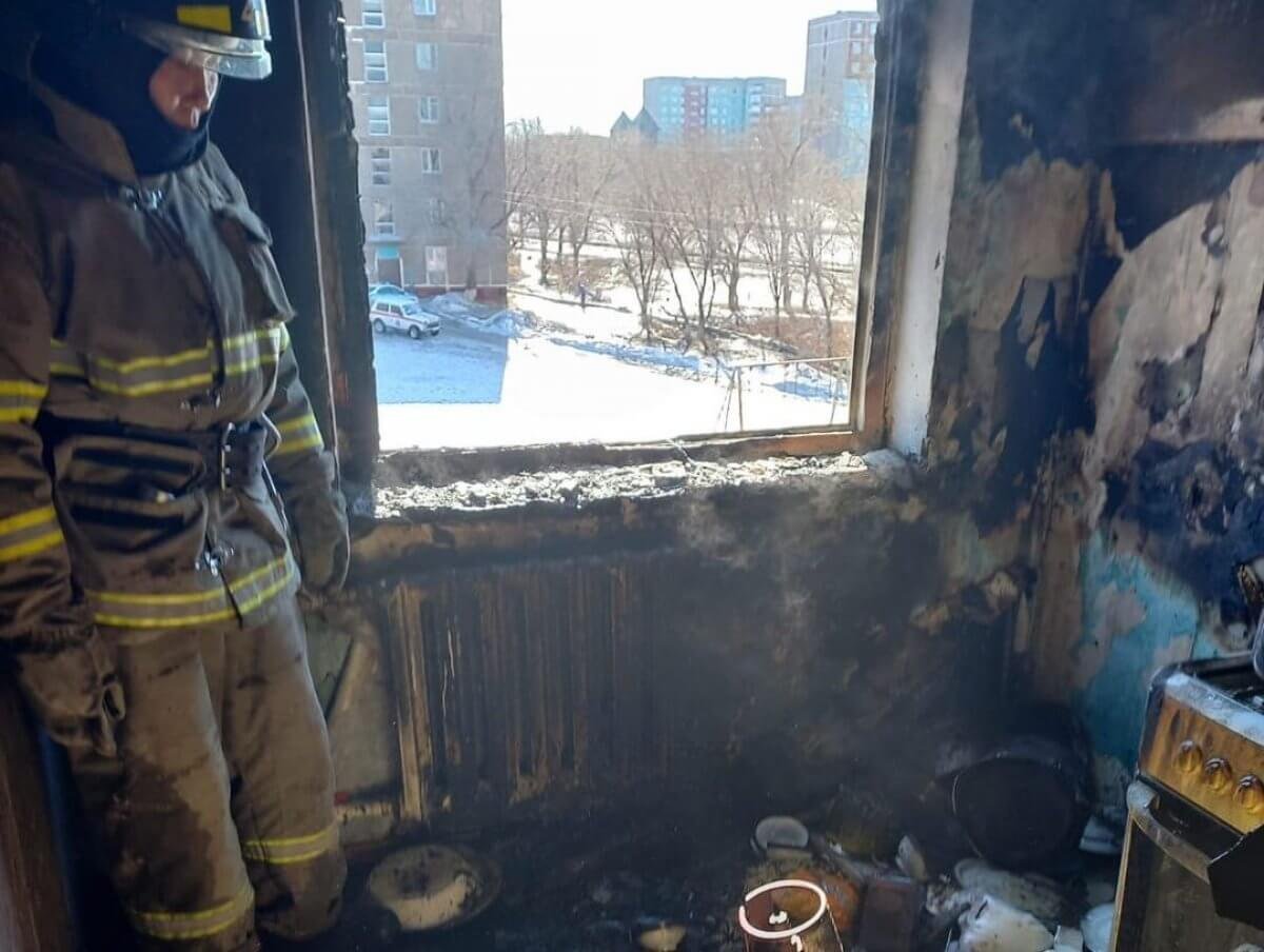 Взрыв произошел в жилом доме Темиртау