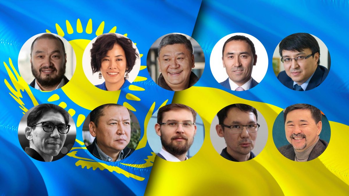 Бизнесмены, общественники, политики: составлен топ-10 казахстанцев, поддержавших Украину