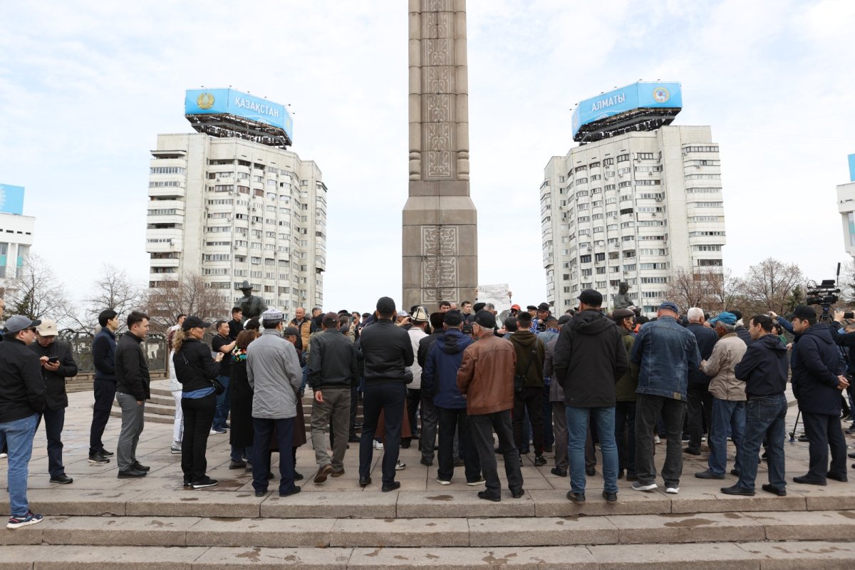 Обошлось без задержаний: что требовали на митинге в Алматы