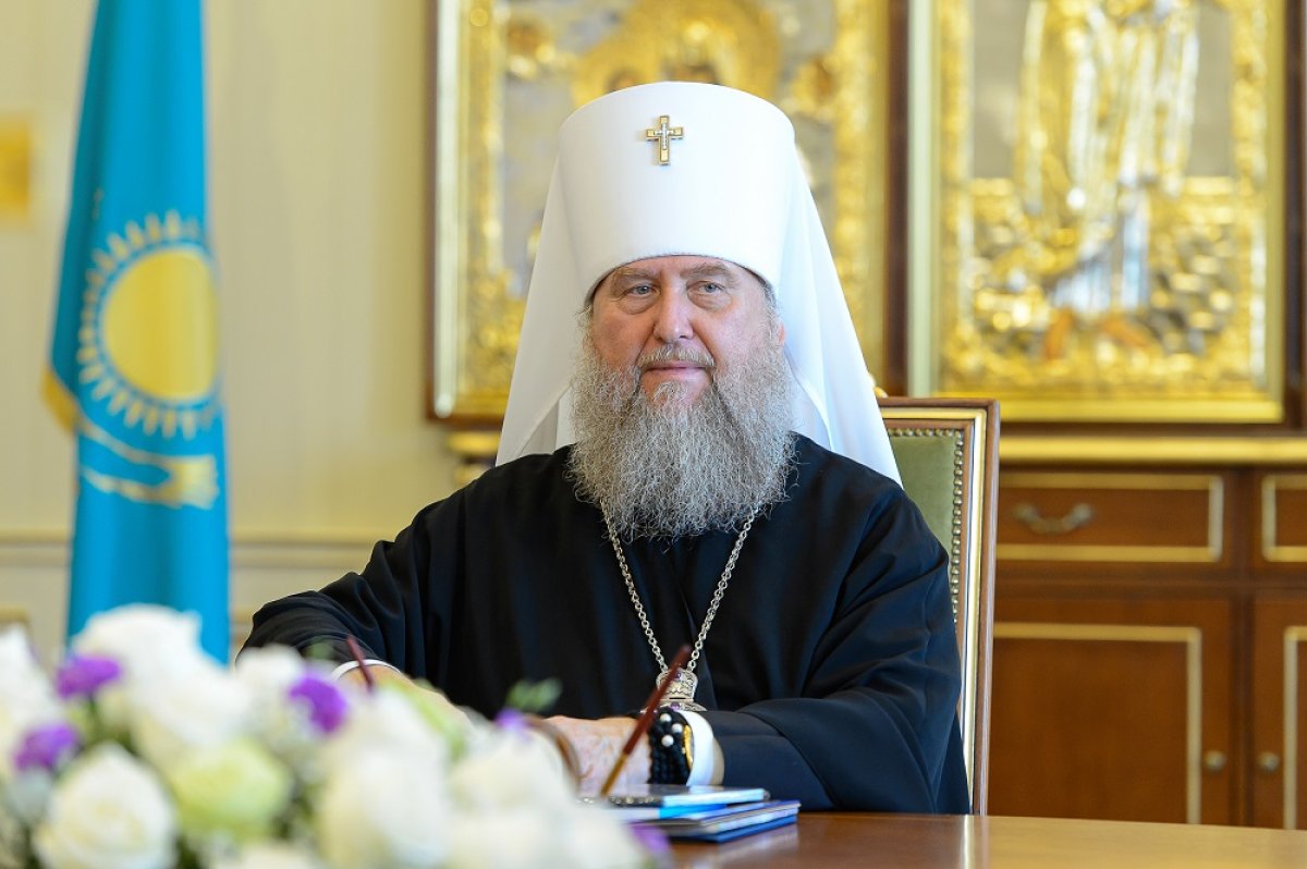 Укрепление братолюбия в Казахстане: митрополит Александр поздравил с Пасхой