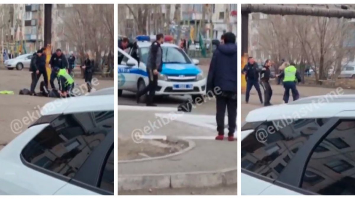 В Экибастузе возник конфликт между полицейскими и гражданскими