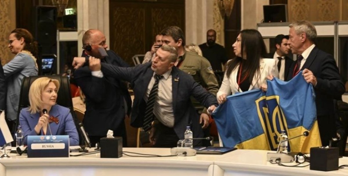 В Анкаре подрались члены делегаций России и Украины
