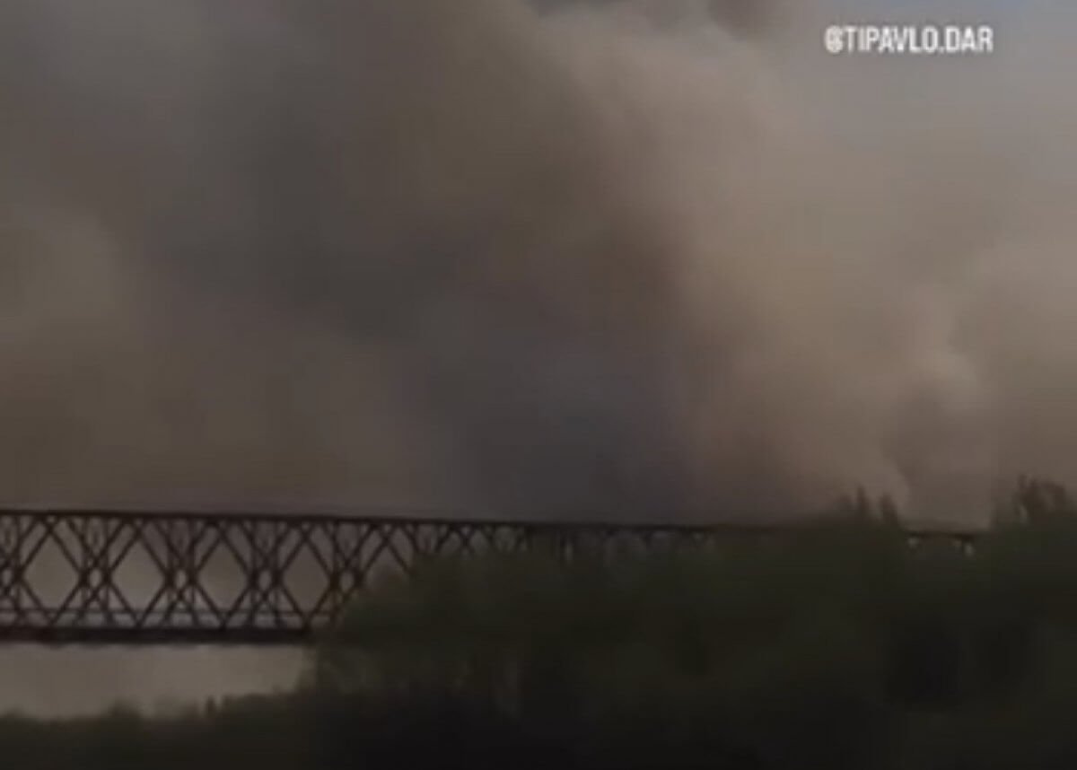 В Павлодарской области горит пойма Иртыша