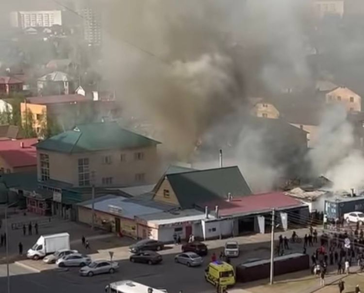 Пожар произошел в общежитии Астаны