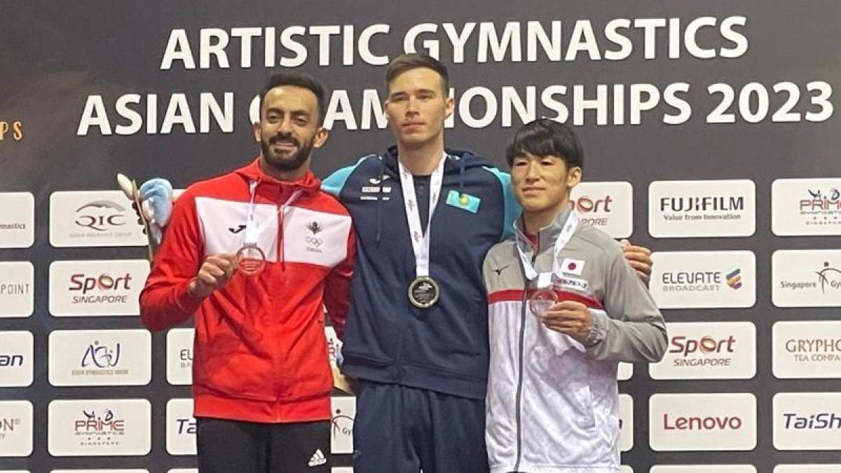 Казахстанский гимнаст стал чемпионом Азии-2023