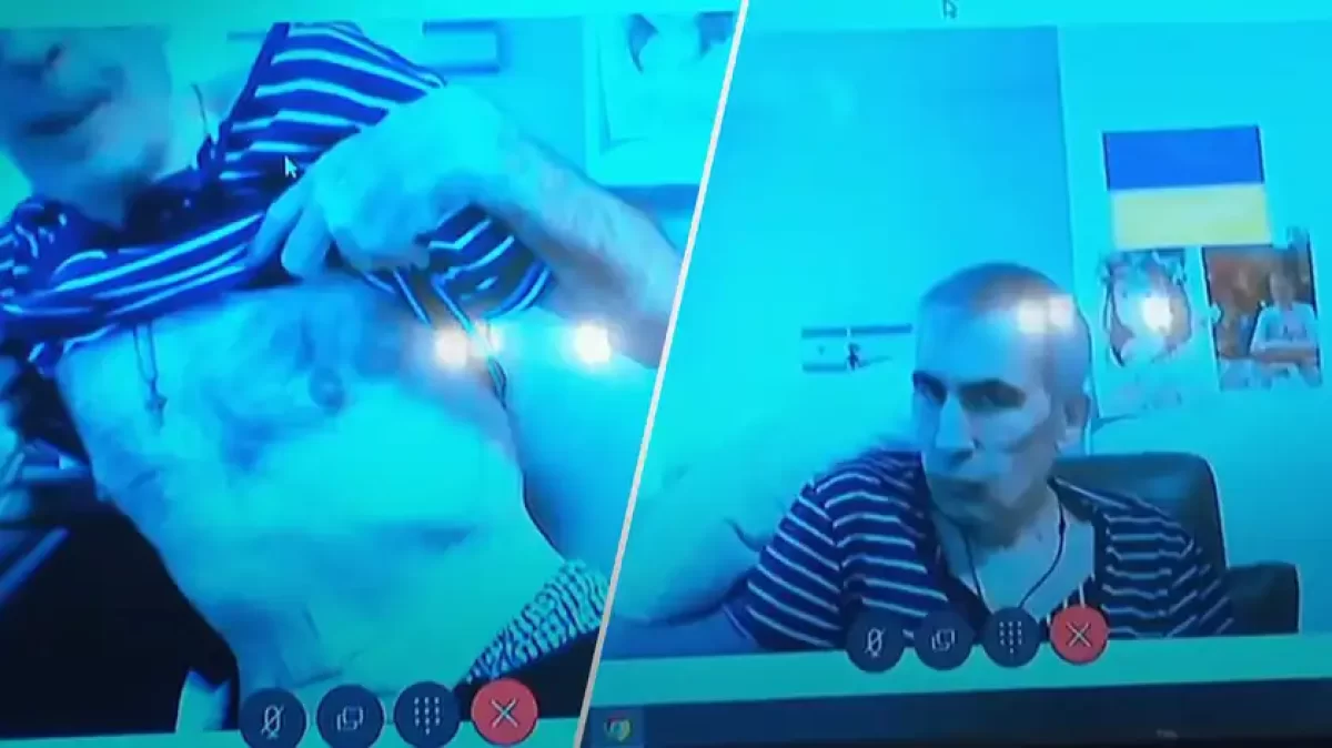 Саакашвили показал свое ужасное физическое состояние