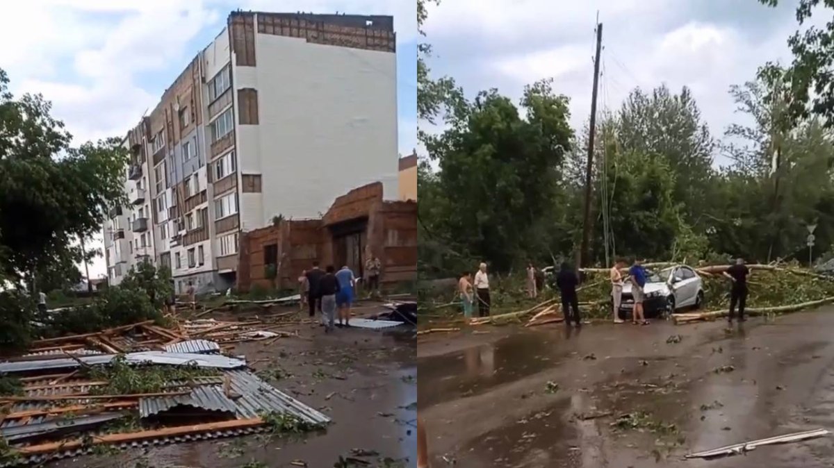 Крыша жилого дома обрушилась в Щучинске