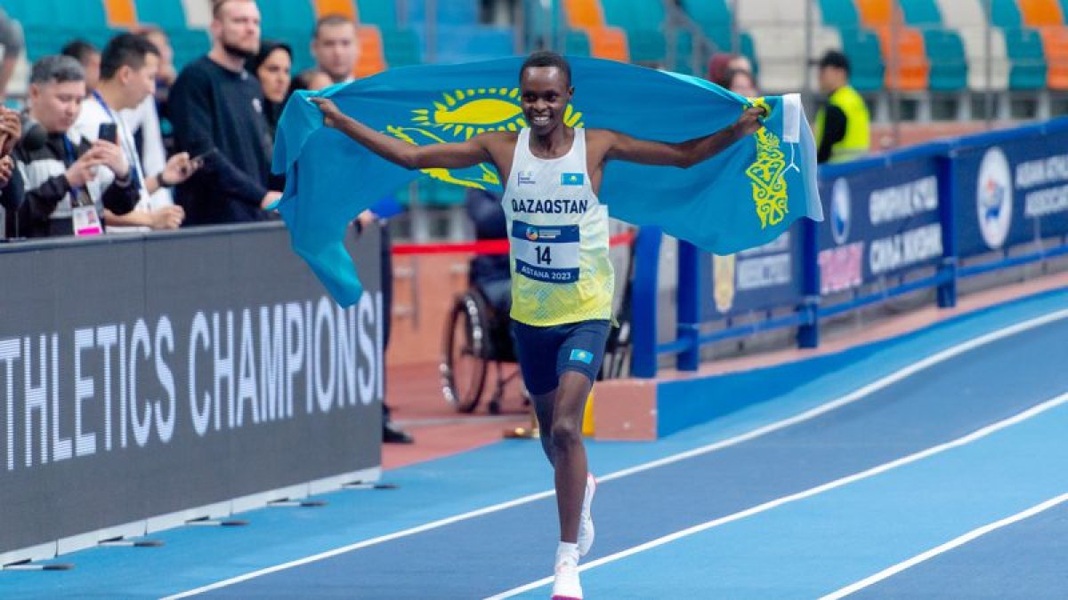 Казахстанец Шедрак Коеч Кимутай завоевал медаль на чемпионате Азии по легкой атлетике