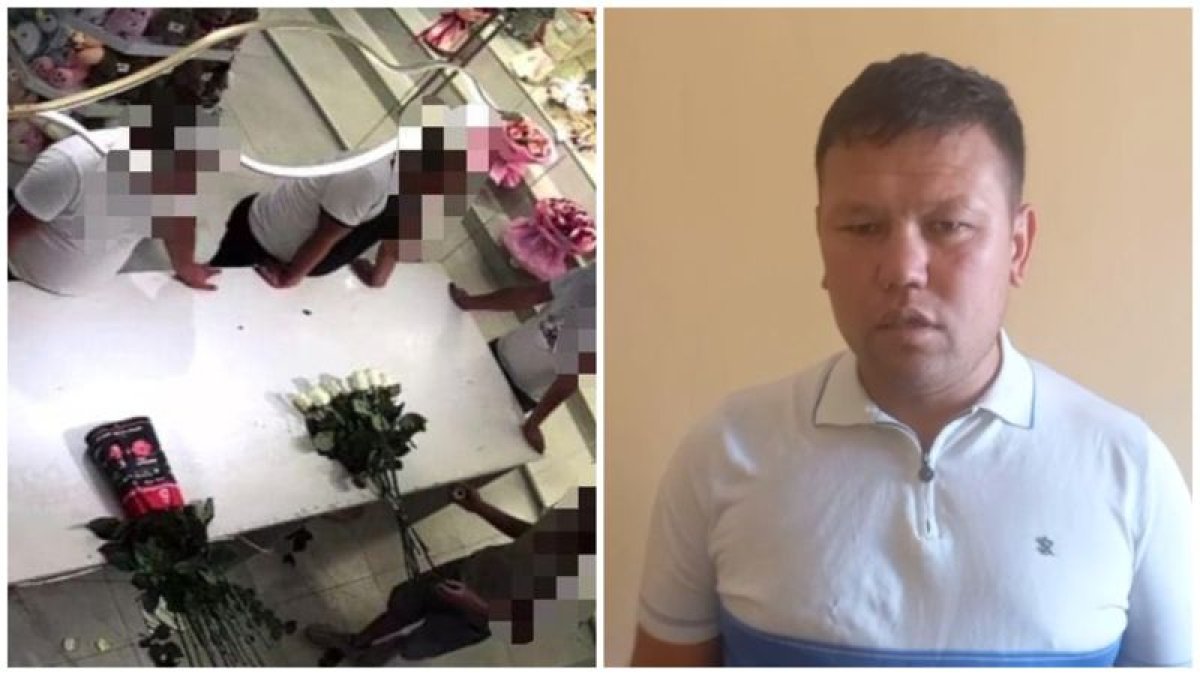 "Сын прокурора": дебош в цветочном магазине Шымкента вызвал резонанс