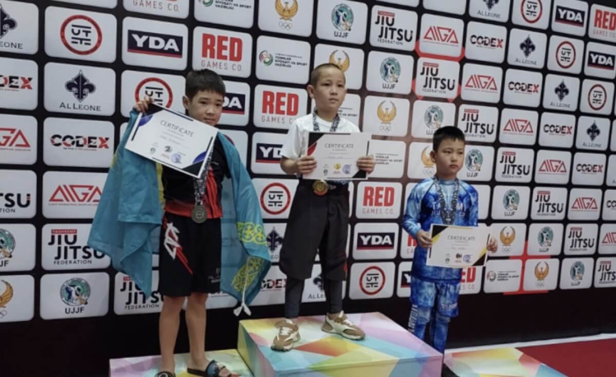 Семилетний казахстанец взял медаль чемпионата Азии по грэпплингу