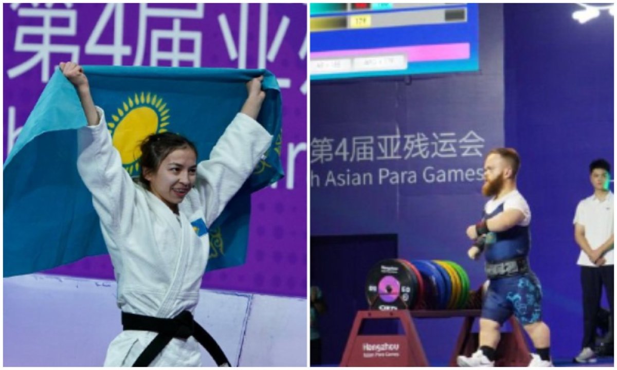 Казахстанцы Давид Дегтярев и Акмарал Науатбек стали чемпионами Азиатских Пара игр