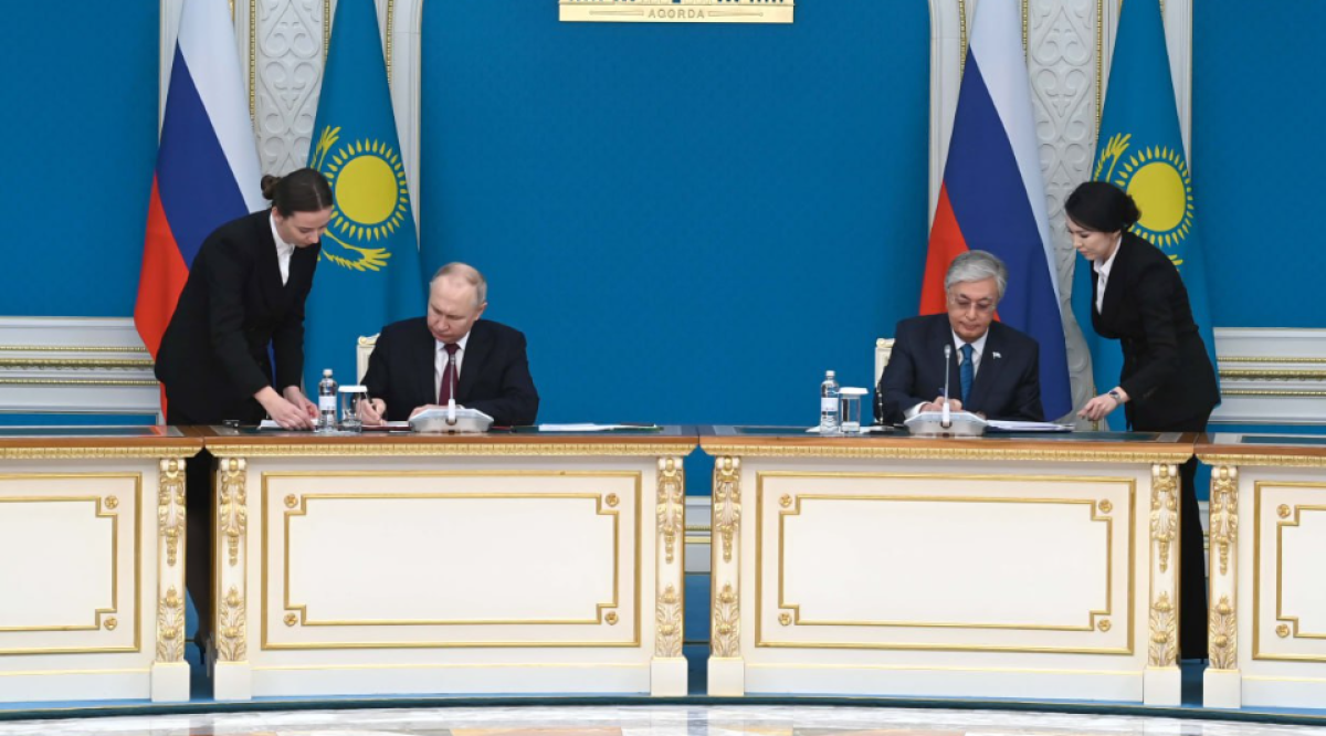 Какие документы подписали Касым-Жомарт Токаев и Владимир Путин