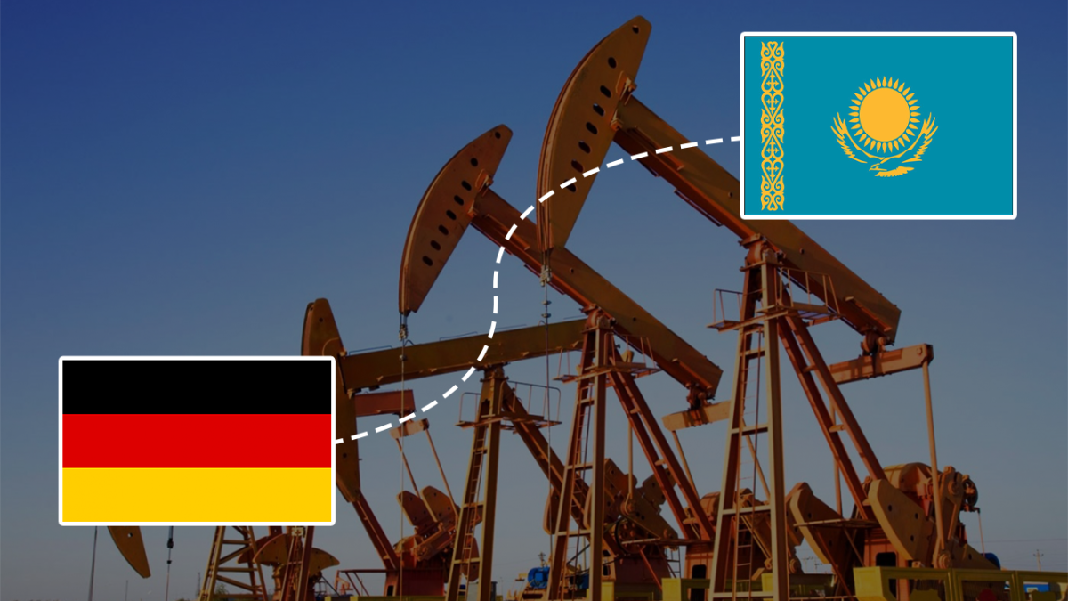 Казахстан поставил 690 тысяч тонн нефти в Германию с начала 2023 года