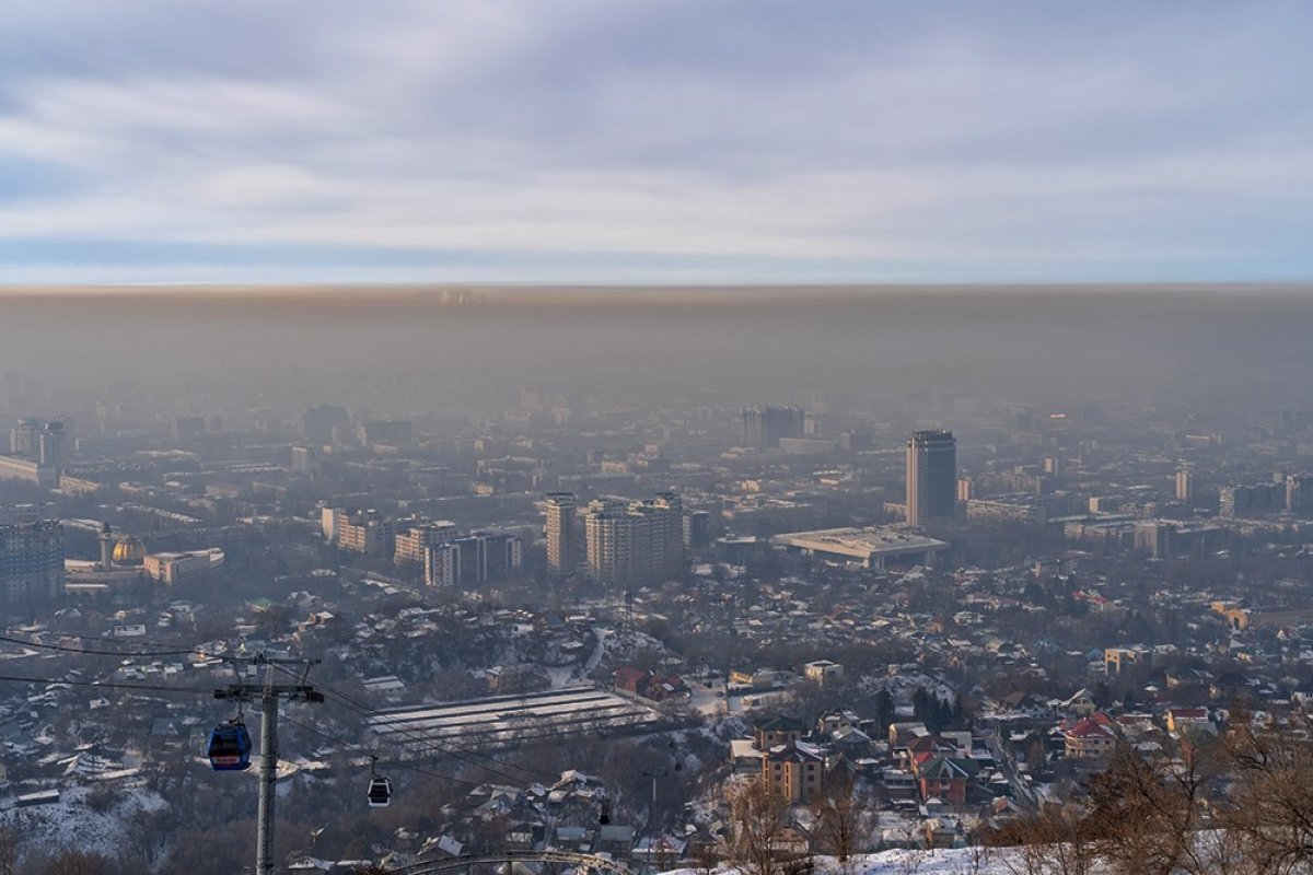 В каких городах Казахстана прогнозируют повышенное загрязнение воздуха