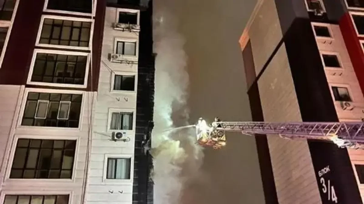 Около 100 пожаров произошло в Казахстане в новогоднюю ночь