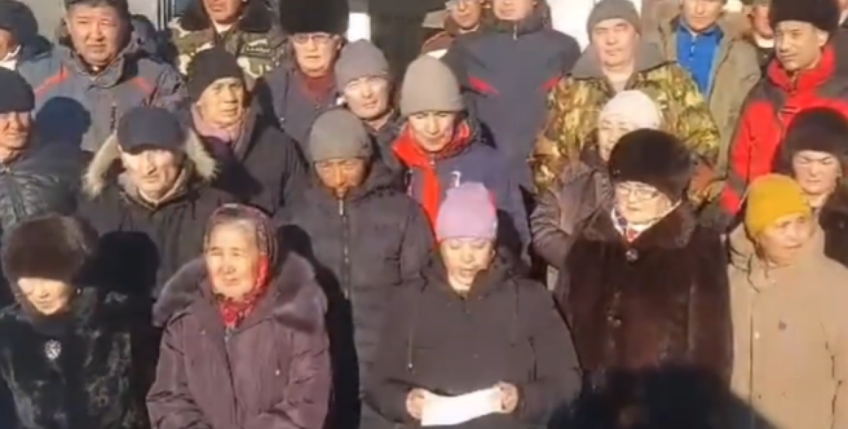 "Золотой" скандал: жители Маралды вышли протестовать