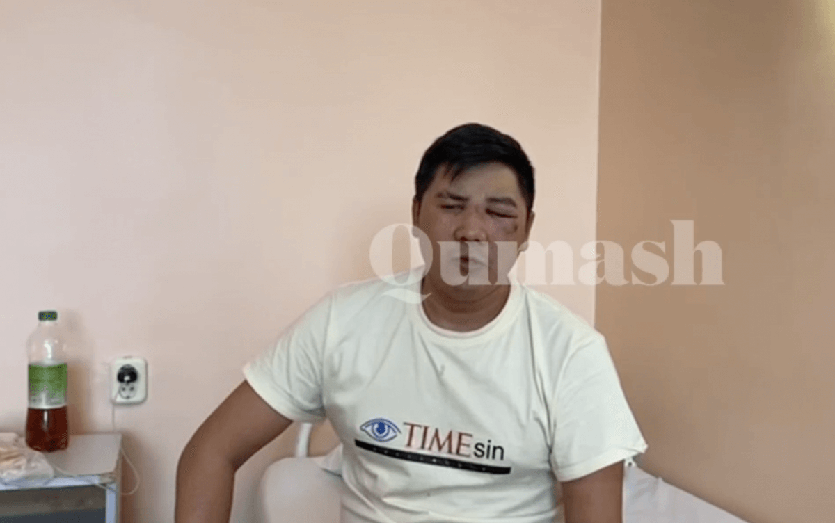 Избитый водитель "скорой" в Караганде высказался об инциденте