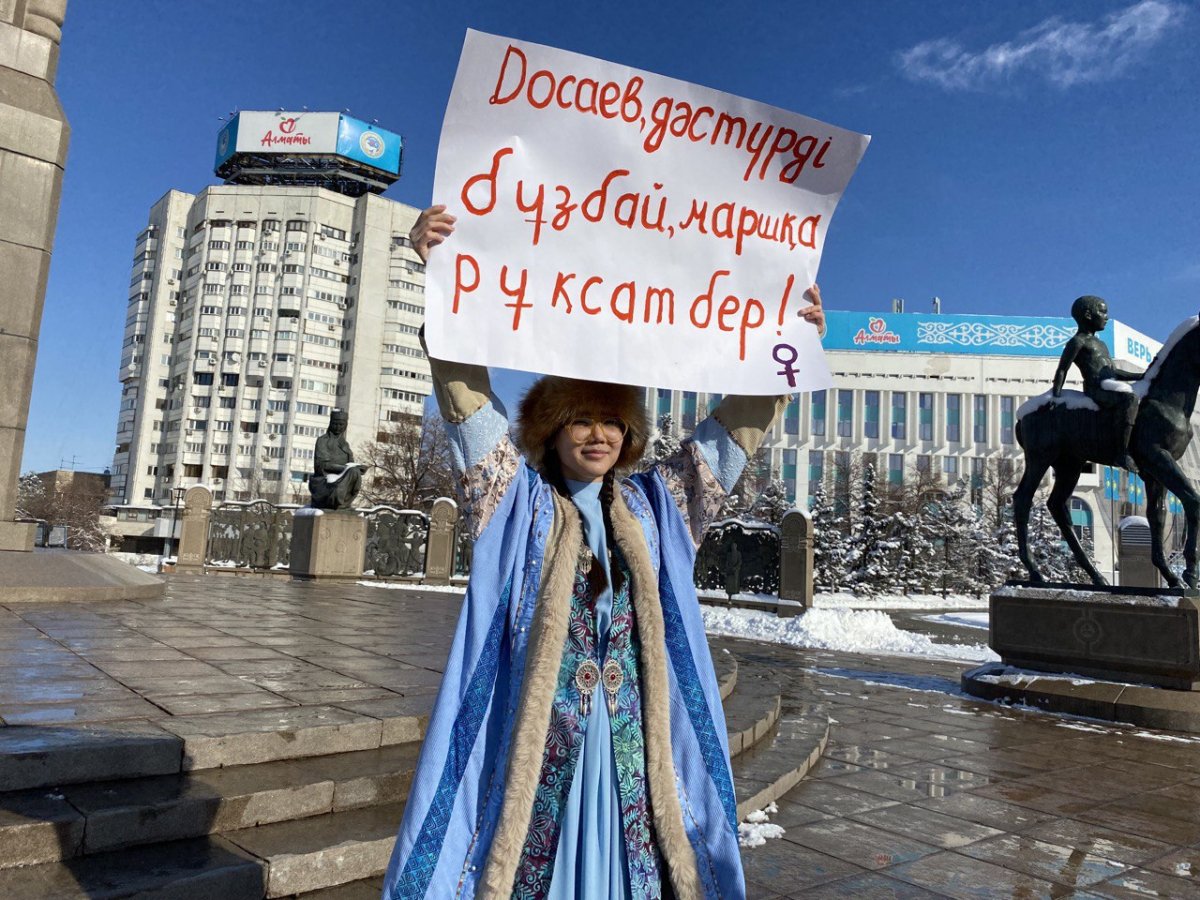 Активистка обратилась к акимату Алматы