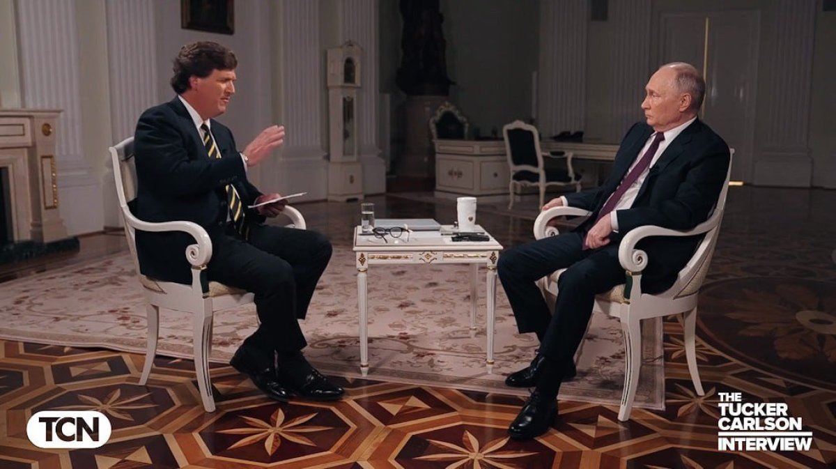 "Денацификация", война в Украине, США: что Путин рассказал американскому журналисту