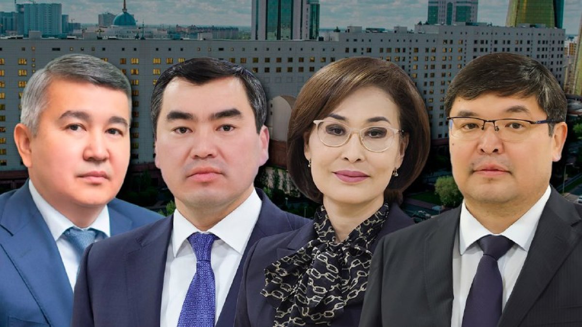 Четыре новых министра принесли присягу в правительстве Казахстана