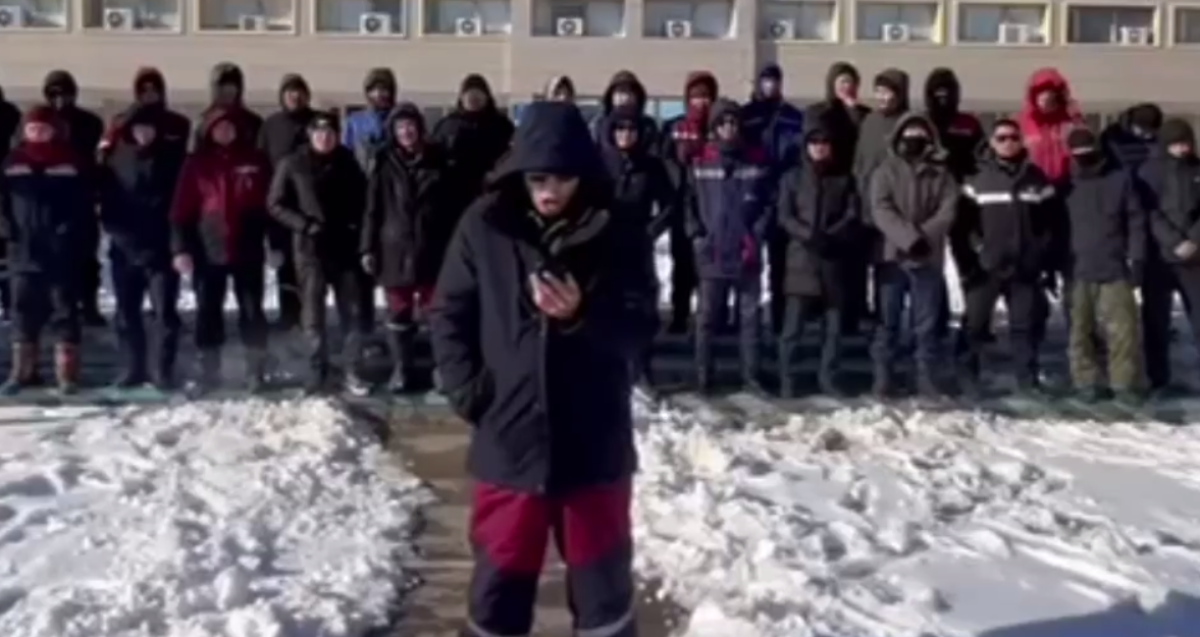 Протесты в Жанаозене идут 18-й день подряд