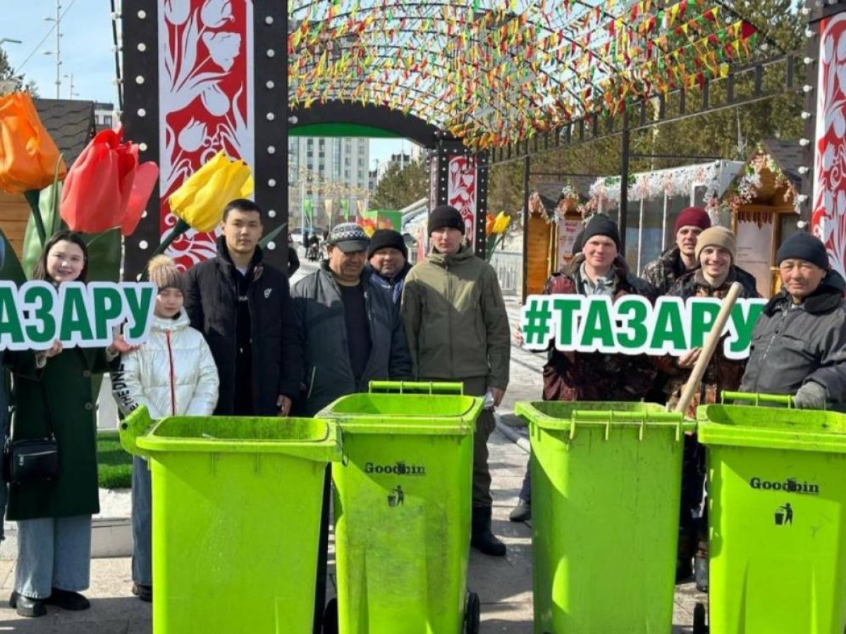 Порядка 35 тысяч человек: как прошла масштабная уборка в Астане
