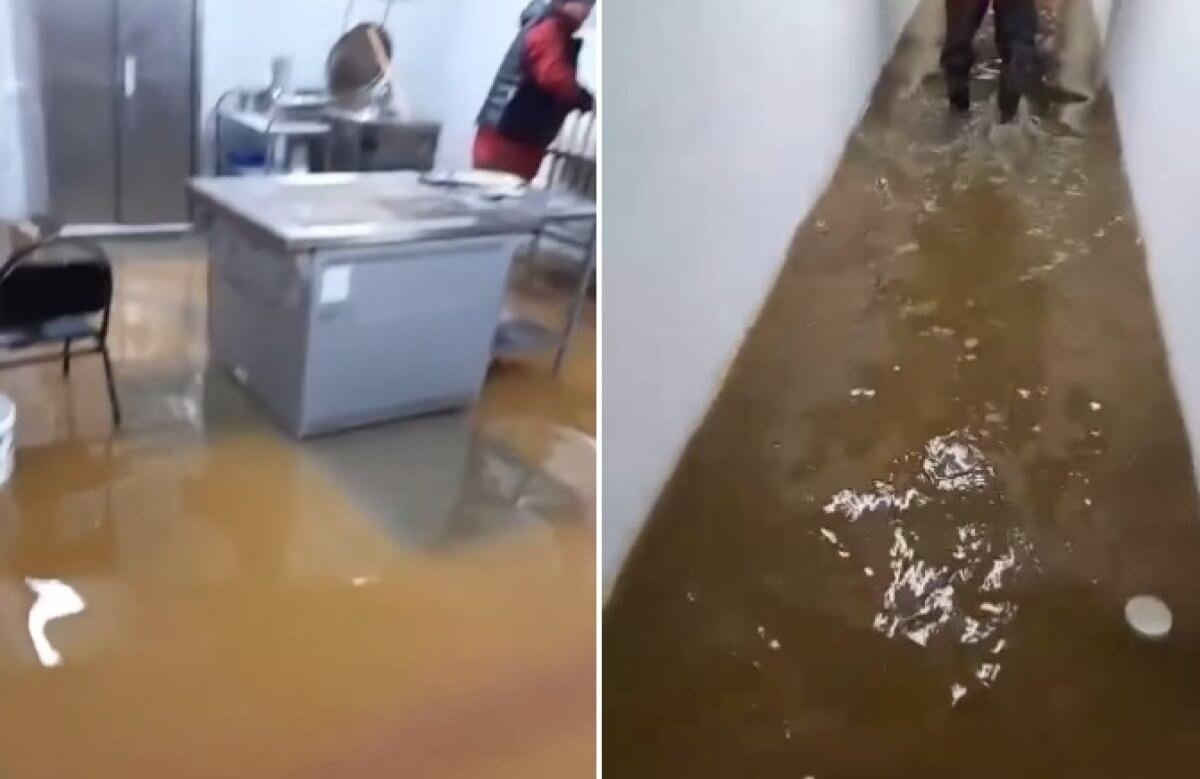 Талыми водами затопило школу в Кокшетау