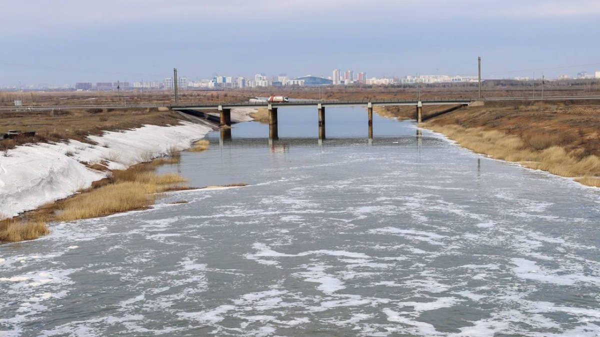Паводки в Казахстане: что происходит на Астанинском водохранилище