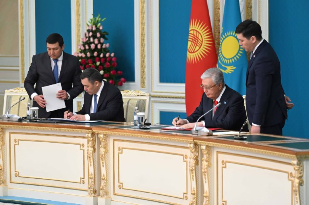 Какие документы подписали Казахстан и Кыргызстан по итогам переговоров