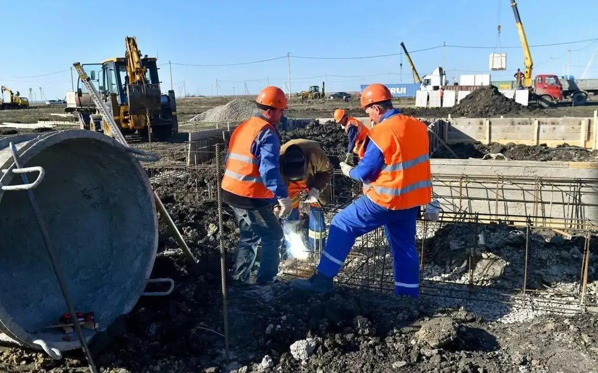 В ЗКО активно идёт строительство домов для пострадавших от паводков
