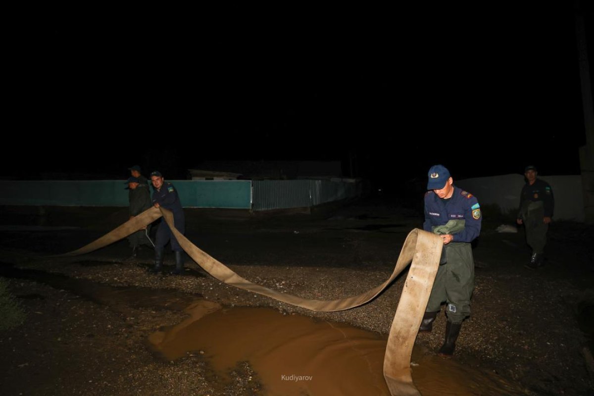 В Жанатасе затопило 47 домов и 400 дворов