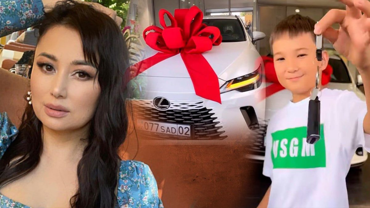 Певица Мадина Садвакасова подарила 10-летнему сыну авто за 40 млн