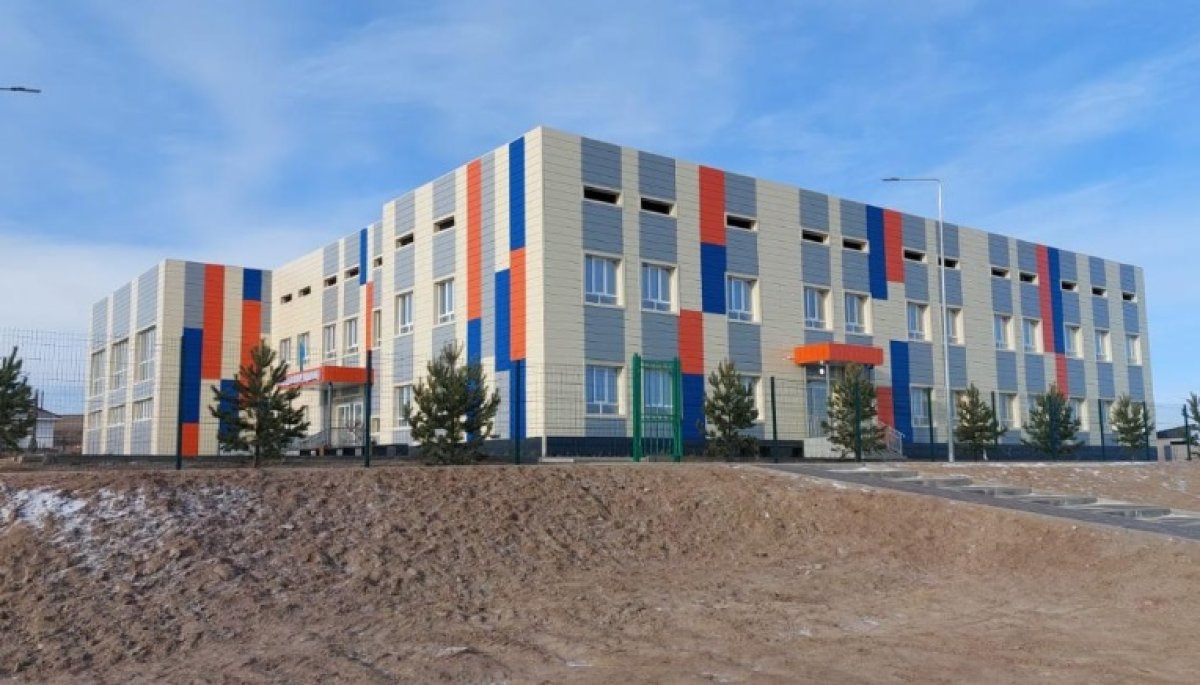 В отдаленном селе Жамбылской области открылась новая школа
