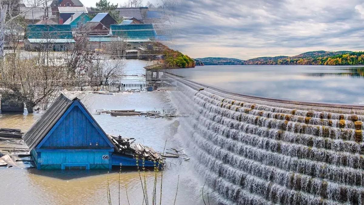 "Половина дома под водой": ещё один район затопило в Акмолинской области