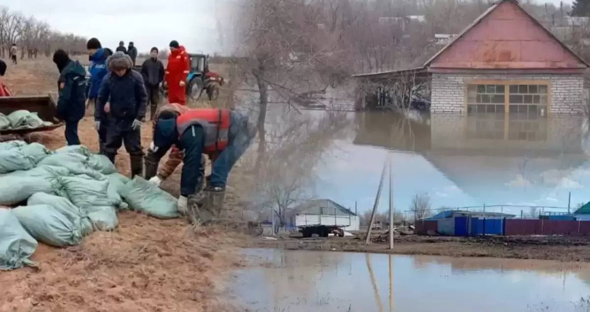 Потоп в Акмолинской области: что происходит в Атбасарском районе