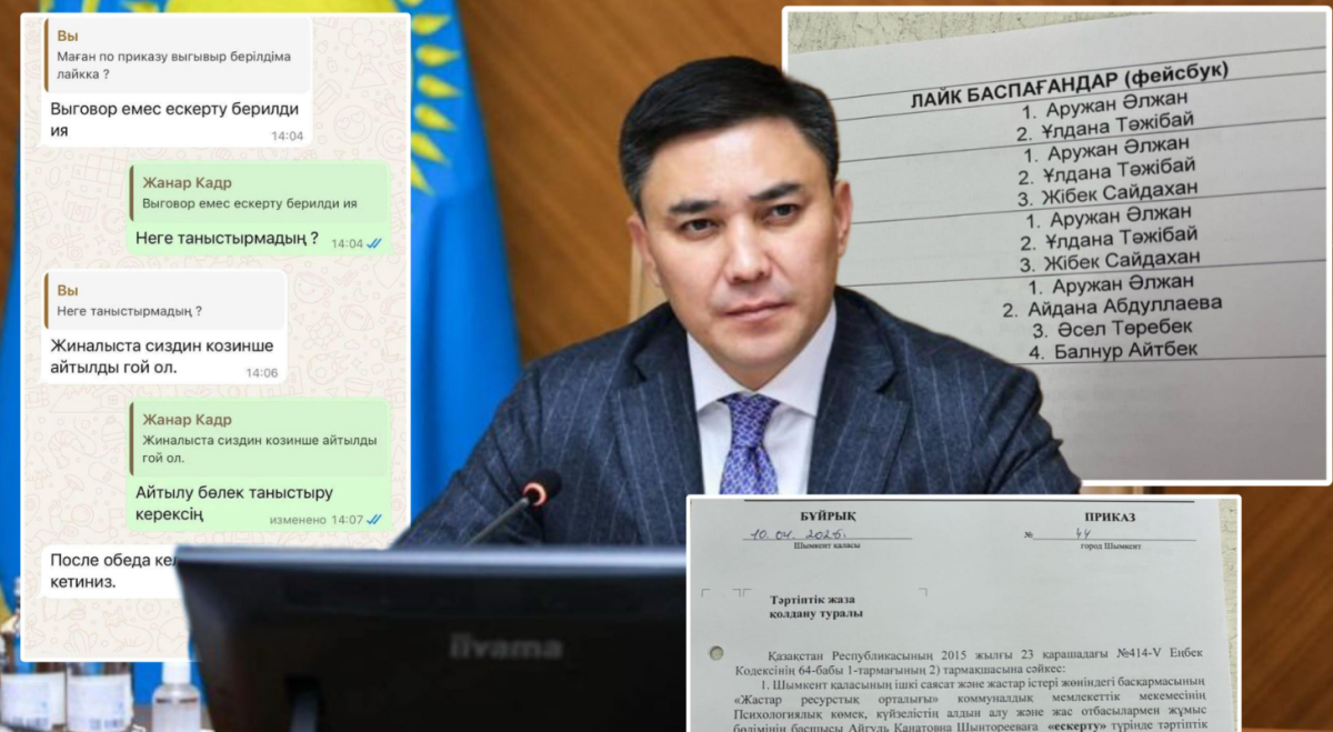 «Не поставил лайк — получи выговор»: скандал в молодежном центре Шымкента