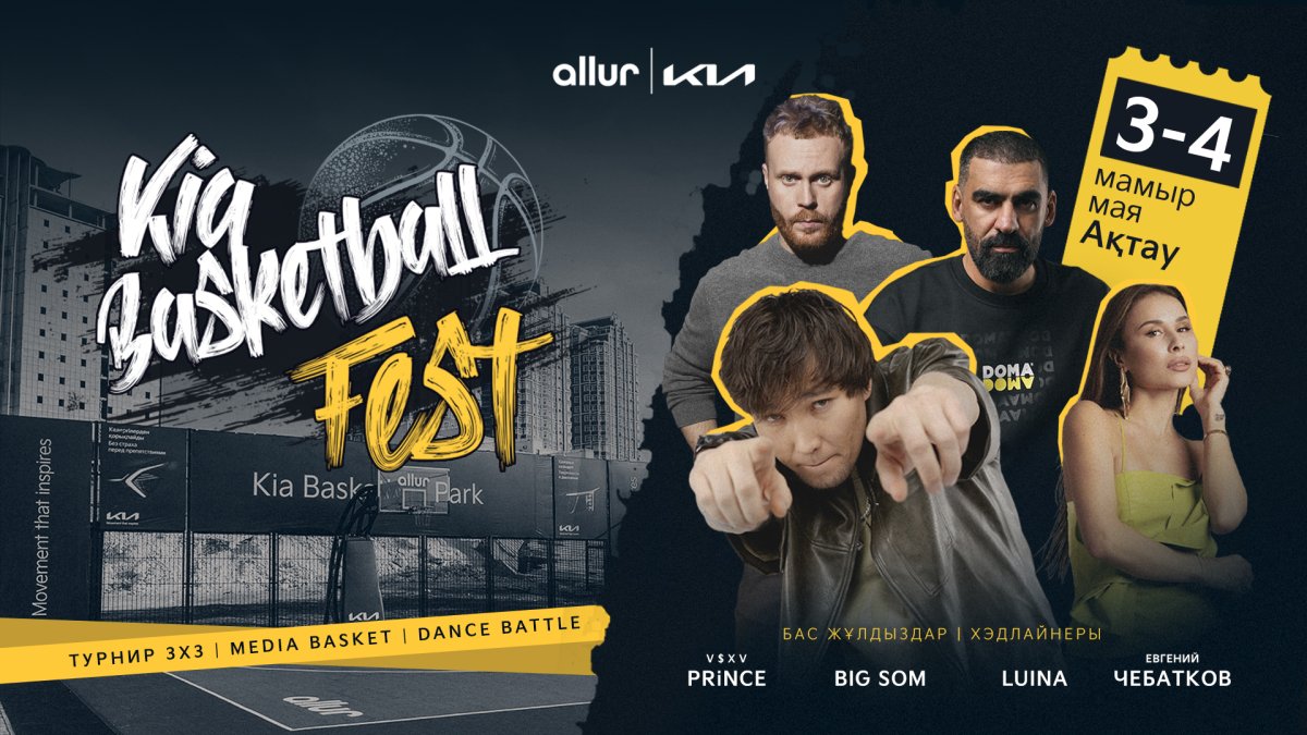 Kia Basketball Fest: где и когда состоится главное баскетбольное событие года в Казахстане