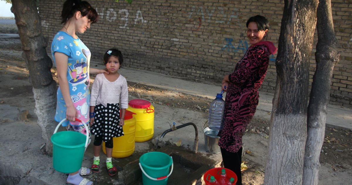Каждый пятый человек не имеет доступа к питьевой воде в Узбекистане
