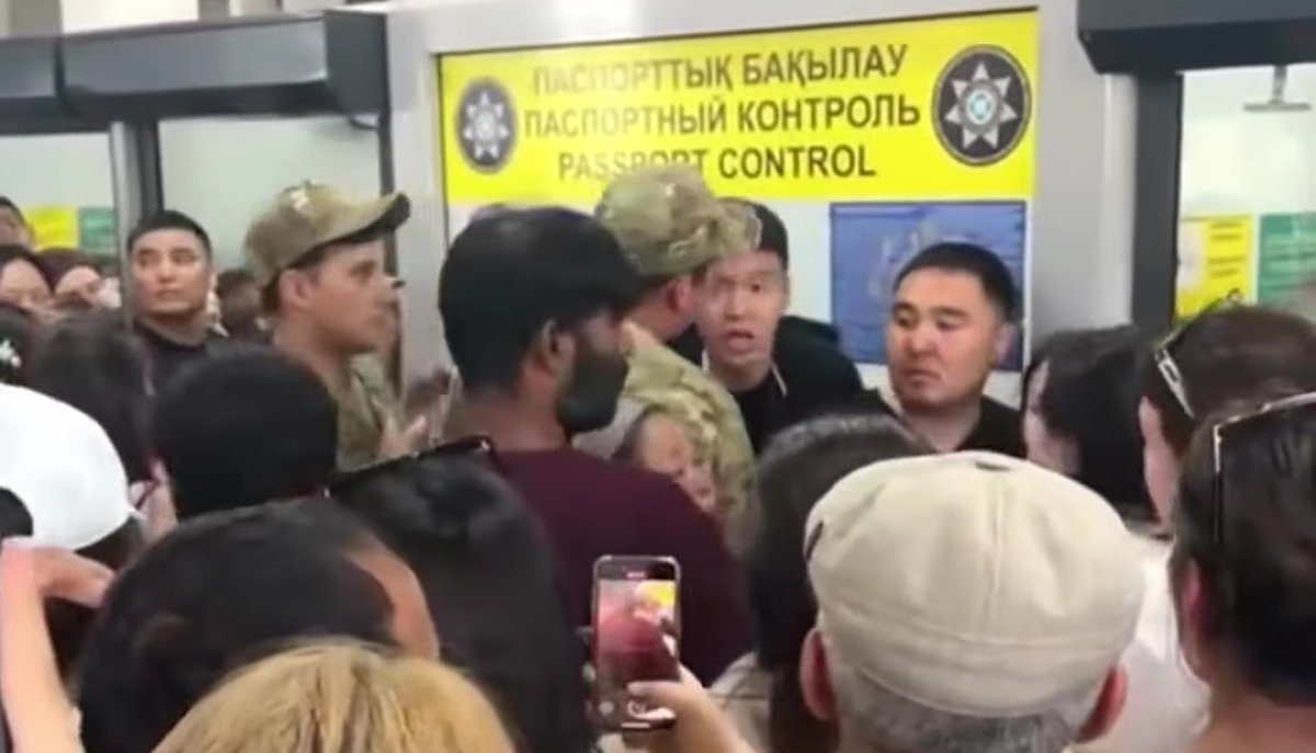 Драку на КПП "Кордай" сняли на видео