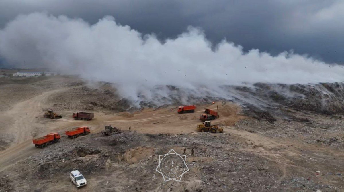 Пожар на полигоне под Алматы: огонь локализовали спустя неделю