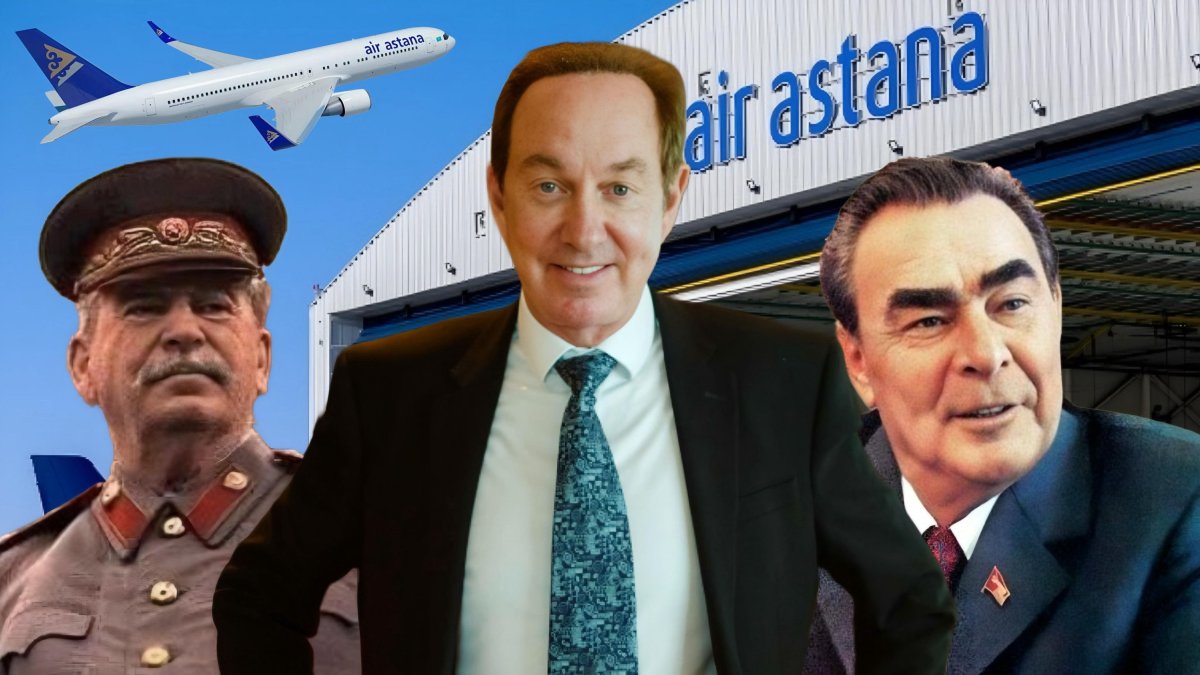 Главу Air Astana Питера Фостера сравнили с Брежневым и Сталиным