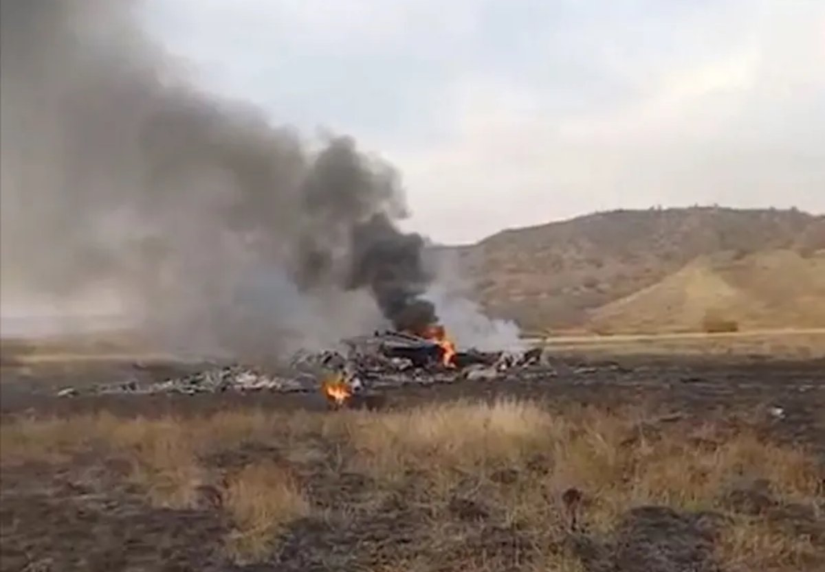 Турецкий самолет разбился в Грузии: на борту были 20 военнослужащих